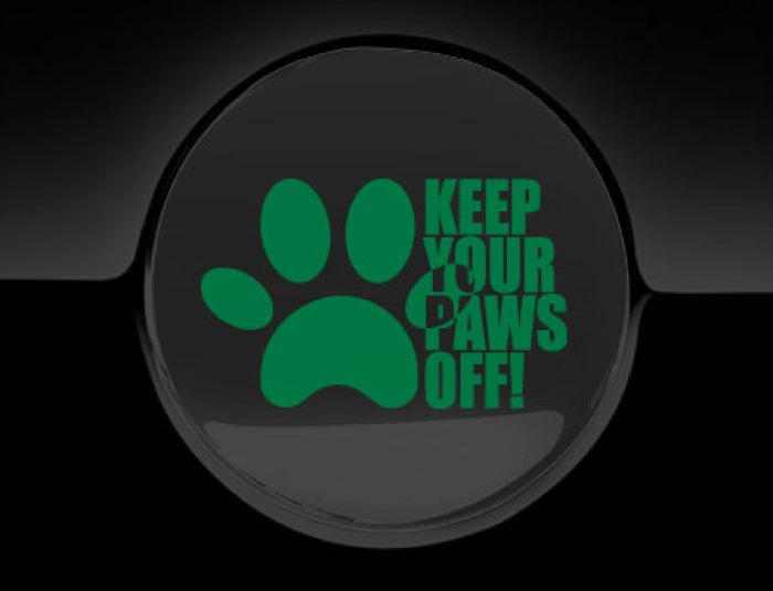 Keep Your Paws Off Fuel Cap Cover Car Sticker