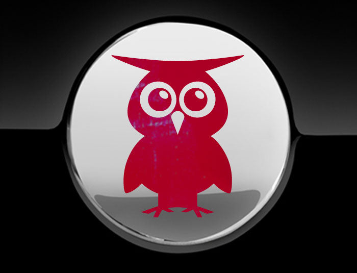 Adorable Owl Fuel Cap Car Sticker