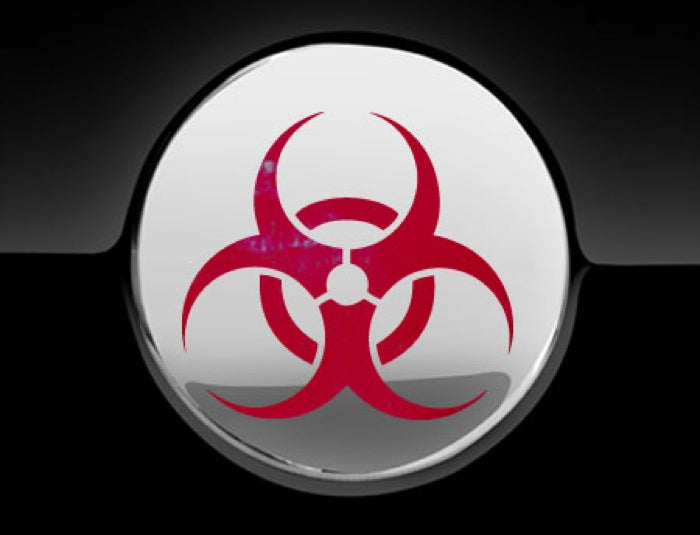 Biohazard Fuel Cap Cover Car Sticker