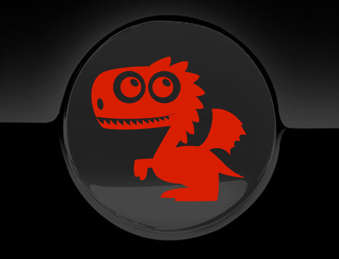 Adorable Dragon Fuel Cap Car Sticker