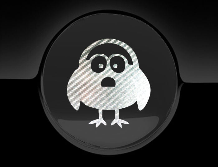 Funny Cartoon Bird Fuel Cap Cover Car Sticker