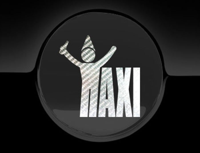 Taxi Drunk Fuel Cap Cover Car Sticker