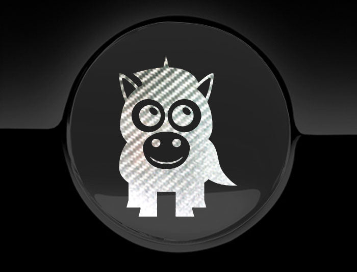 Adorable Unicorn Fuel Cap Car Sticker