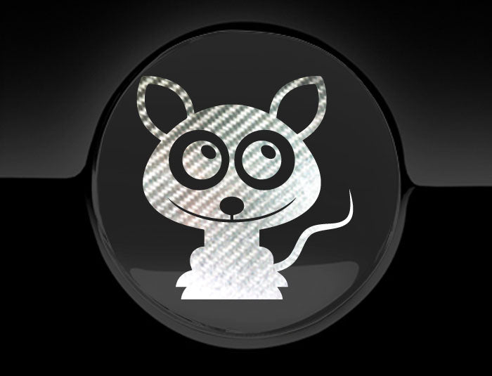Adorable Rat Fuel Cap Car Sticker