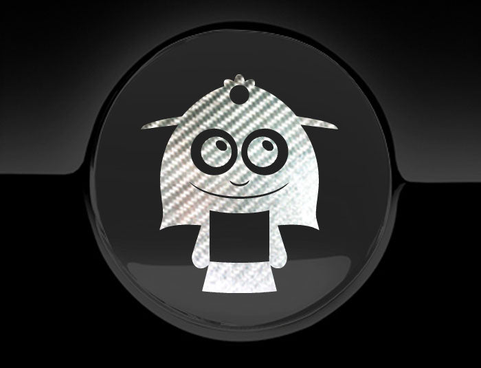 Adorable Lady Fuel Cap Car Sticker