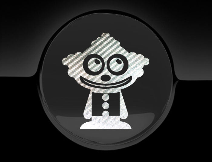 Adorable Clown Fuel Cap Car Sticker