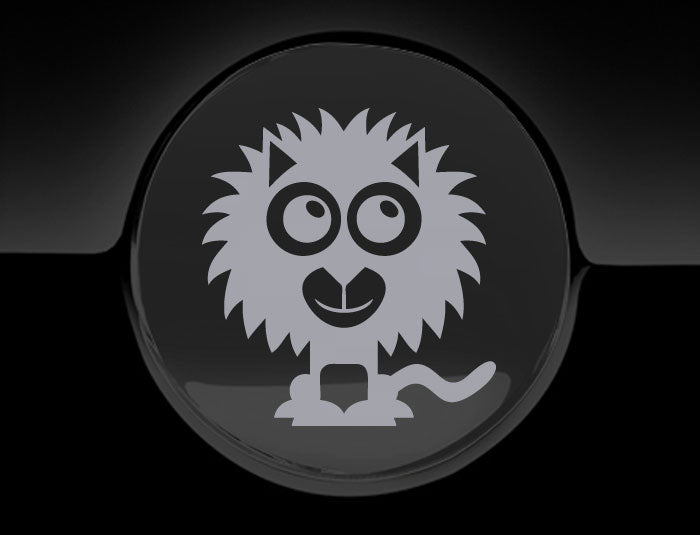 Adorable Lion Fuel Cap Car Sticker