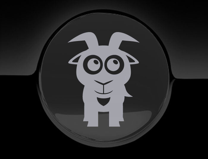 Adorable Goat Fuel Cap Car Sticker