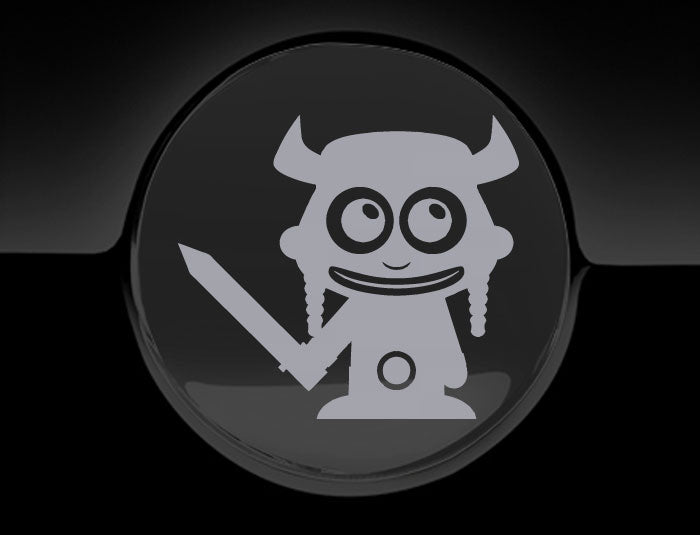 Adorable Viking Fuel Cap Car Sticker