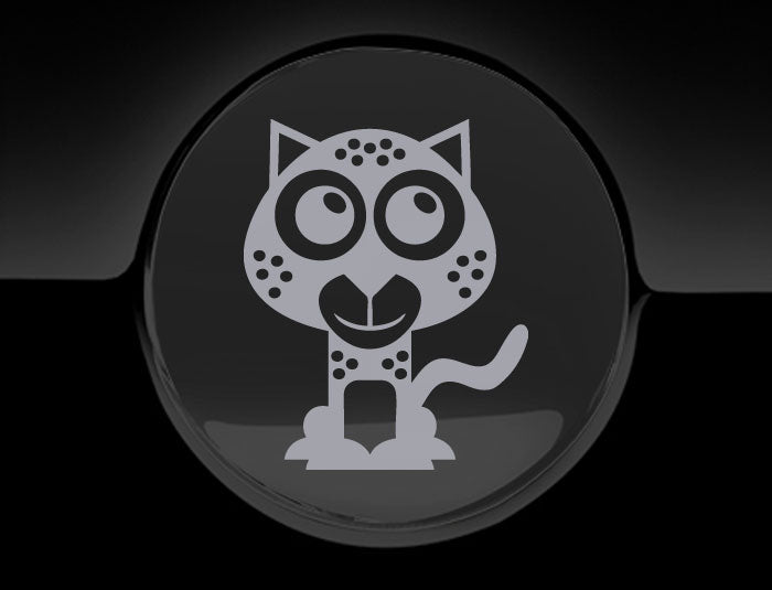 Adorable Cheetah Fuel Cap Car Sticker