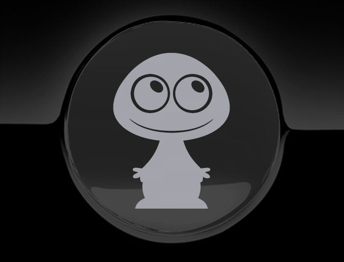 Adorable Alien Fuel Cap Car Sticker