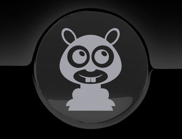 Adorable Mole Fuel Cap Car Sticker
