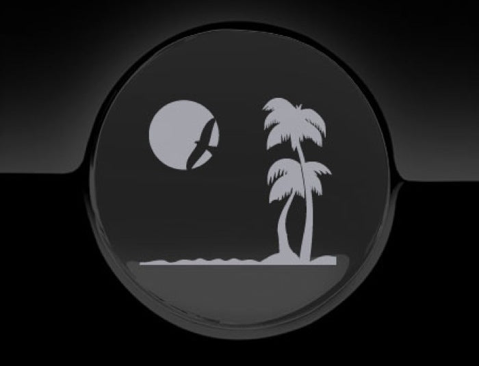 Paradise Beach Fuel Cap Cover Car Sticker