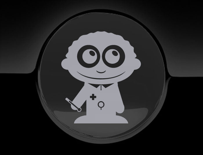 Adorable Doctor Fuel Cap Car Sticker