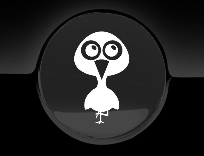 Adorable Flamingo Fuel Cap Car Sticker