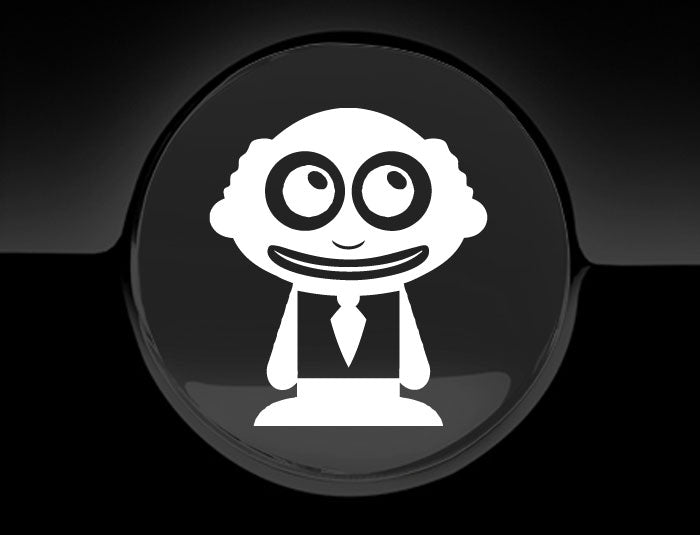 Adorable Grandpa Fuel Cap Car Sticker