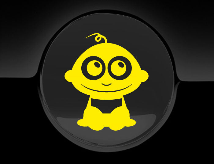 Adorable Baby Fuel Cap Car Sticker