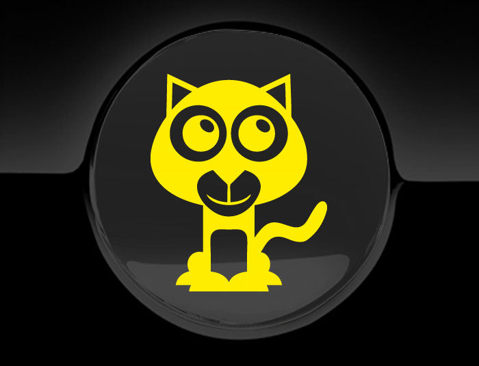 Adorable Wildcat Fuel Cap Car Sticker