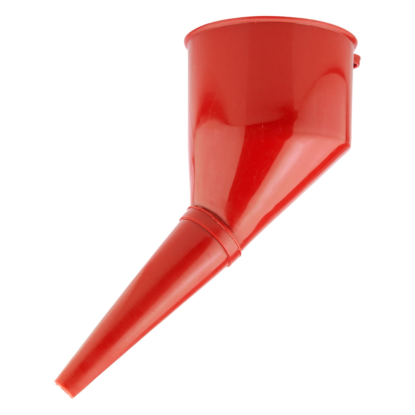 Angled Car Fuel Funnels with Filter (Grey & Red)
