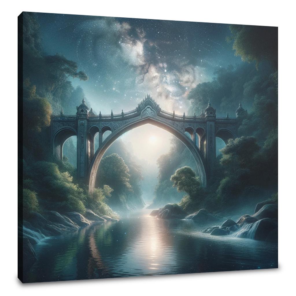 Galactic Bridge Canvas