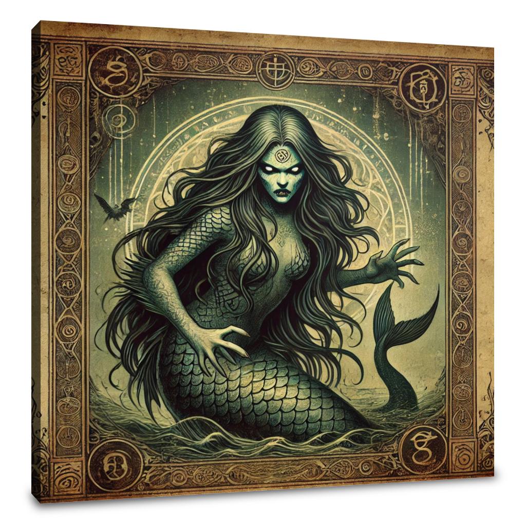 Medieval Siren Canvas