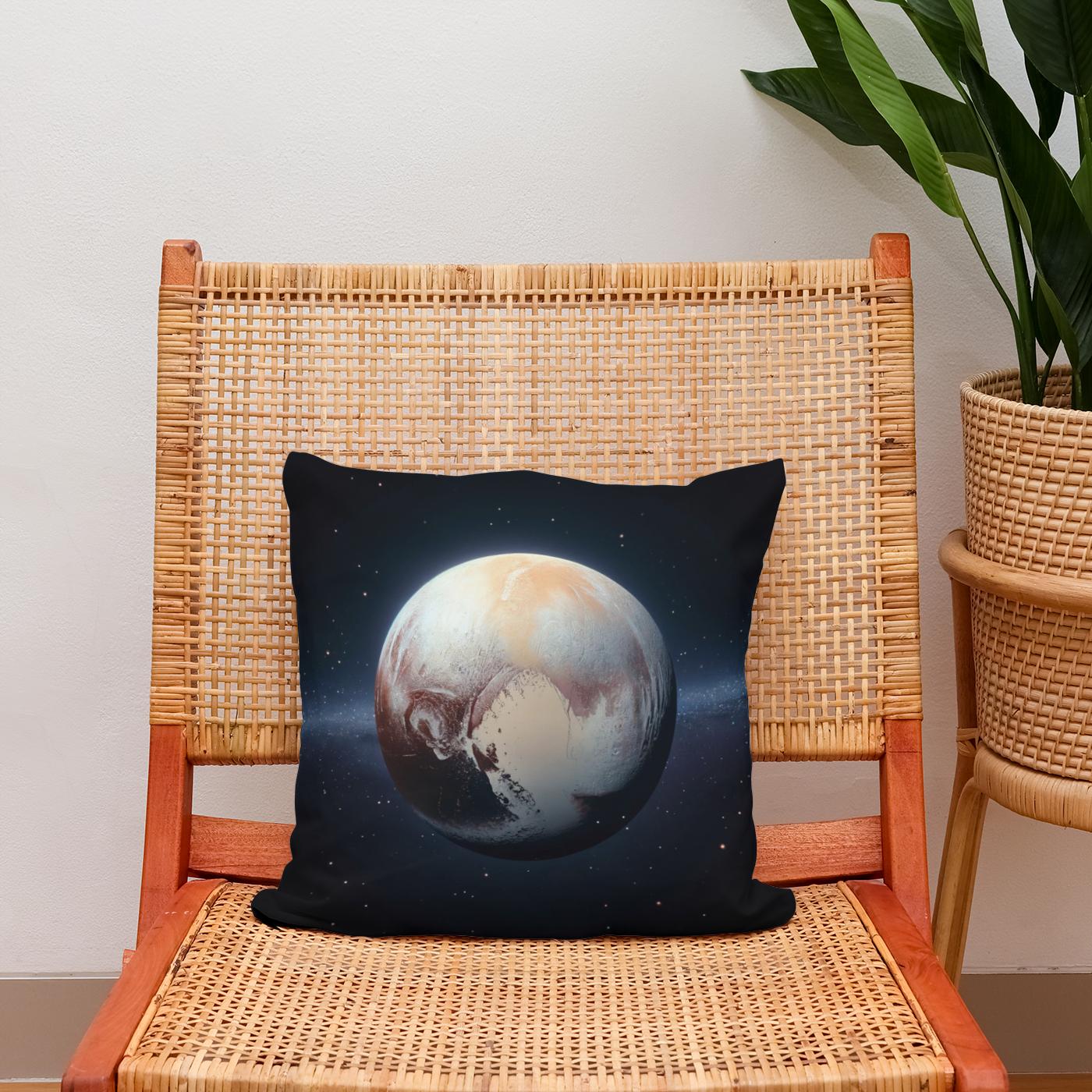 Pluto's Frozen Realm Cotton Cushion