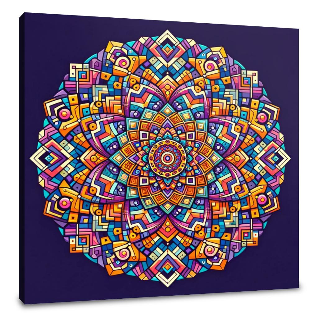 Vibrant Precision Canvas