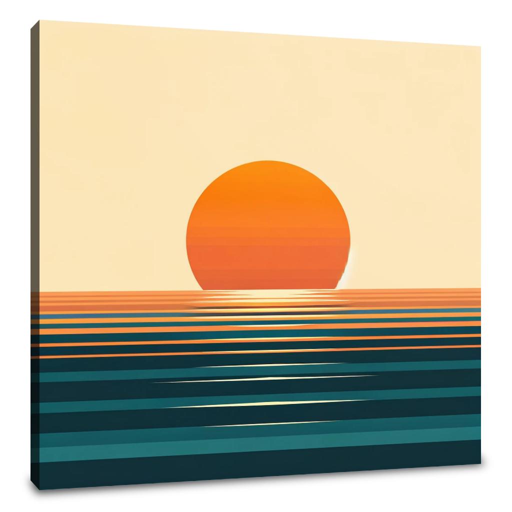 Minimalist Horizon Canvas