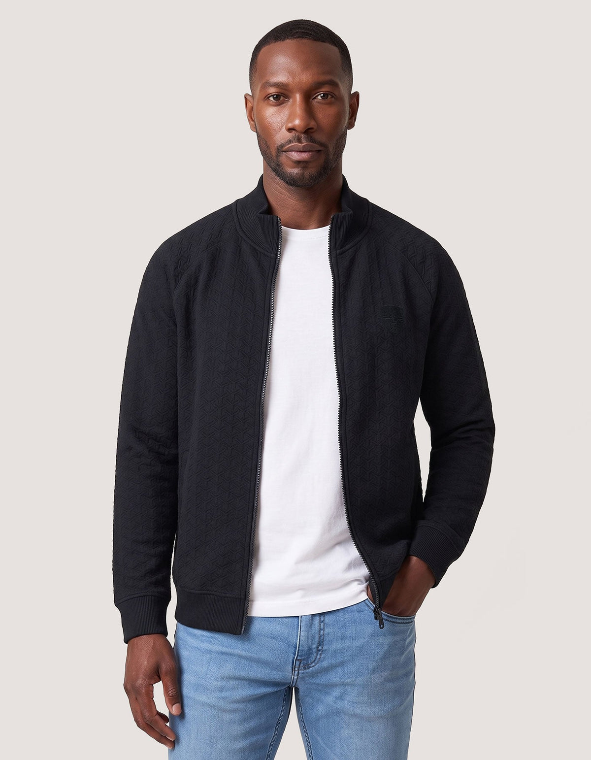 Black Full Zip Fleece Jacket