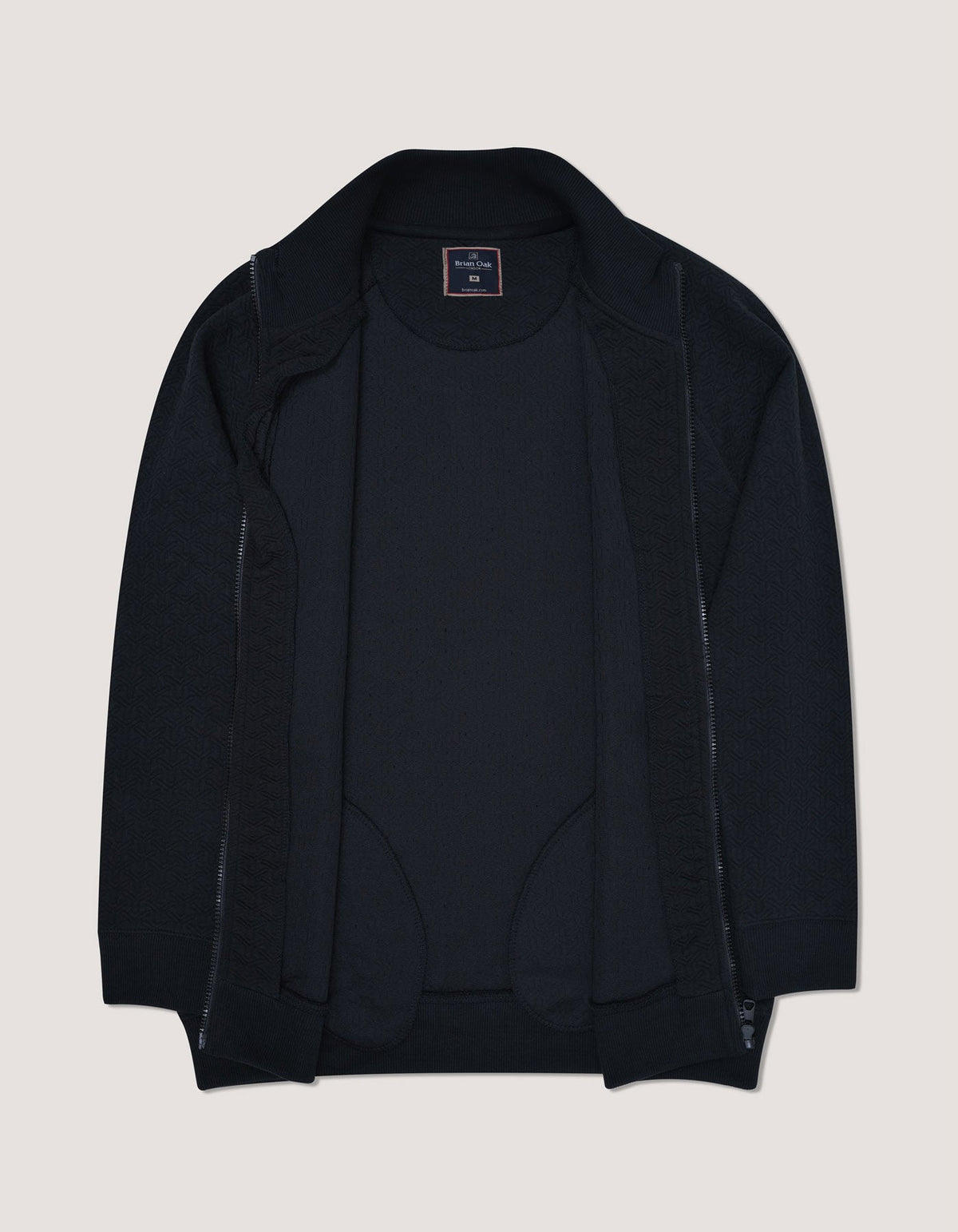 Black Full Zip Fleece Jacket