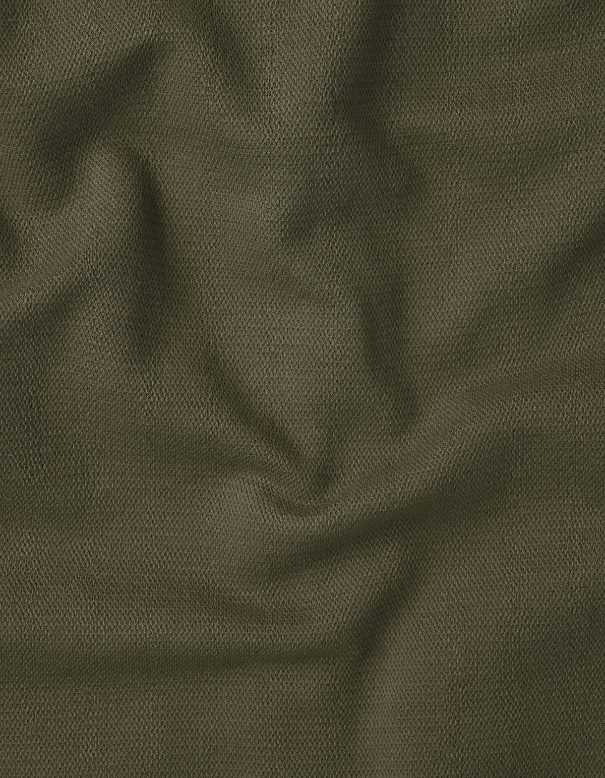 Olive Textured Full Zip Fleece