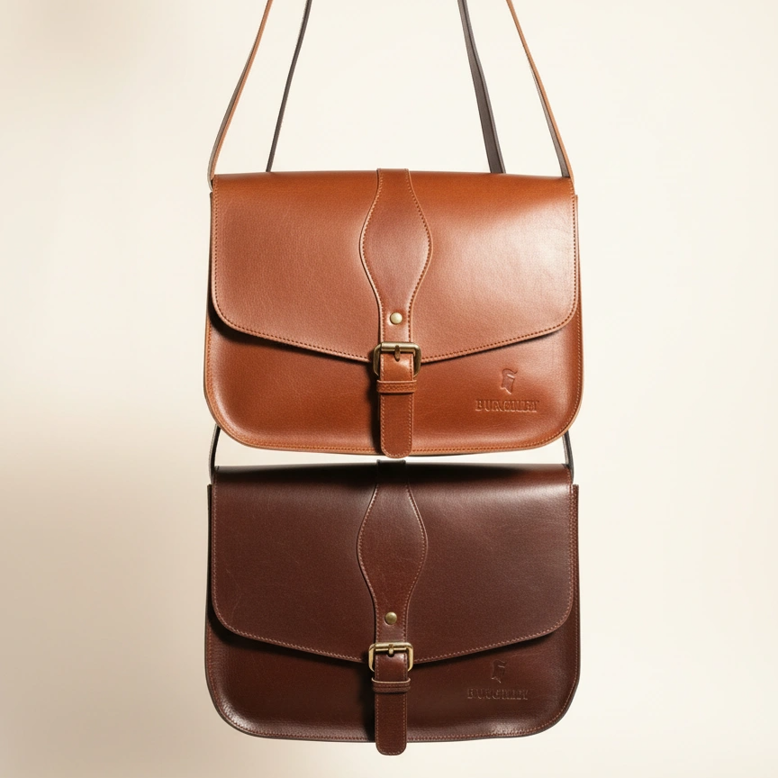 Fairford – Lightweight Leather Saddle Bag