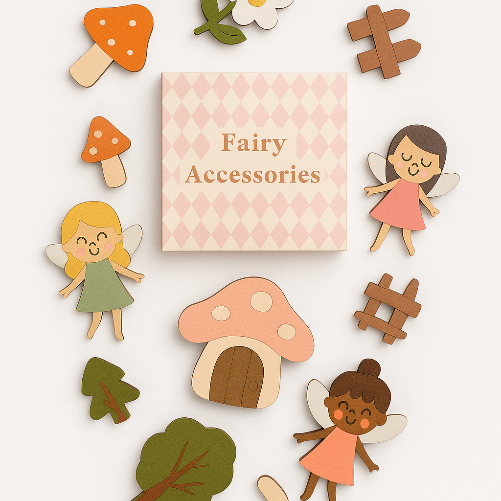 Fairy Garden Starter Kit (Apron,Tray, Shovel, Fairies, Soil & Seeds)