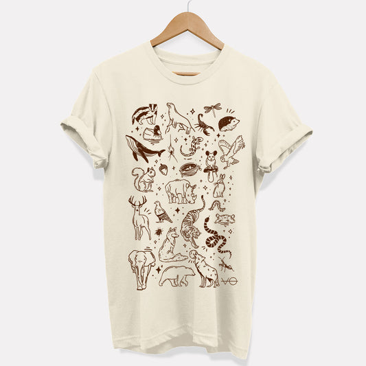 Fauna Doodle T-Shirt (Unisex)