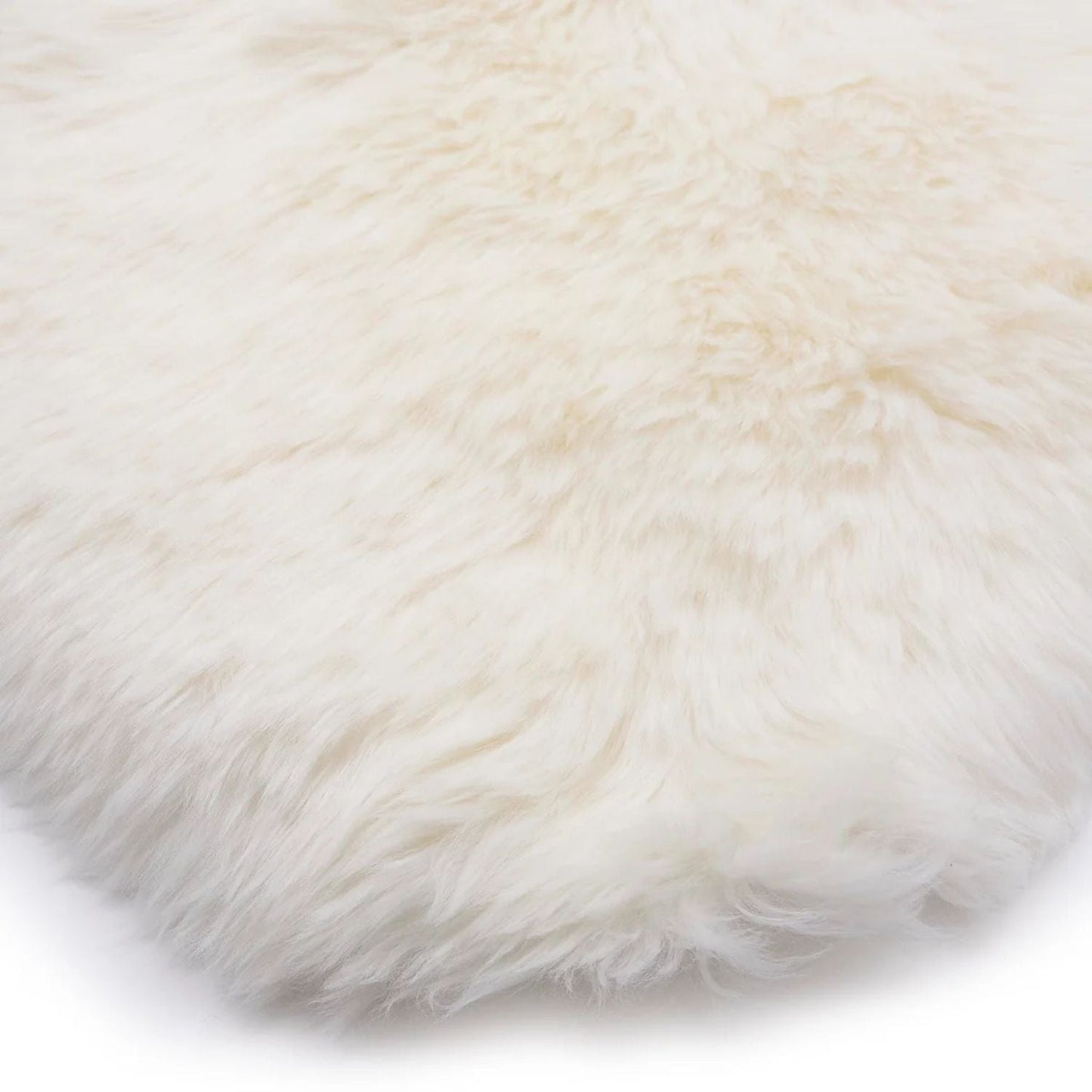Genuine Natural Cream Sheepskin Faux Fur Rug
