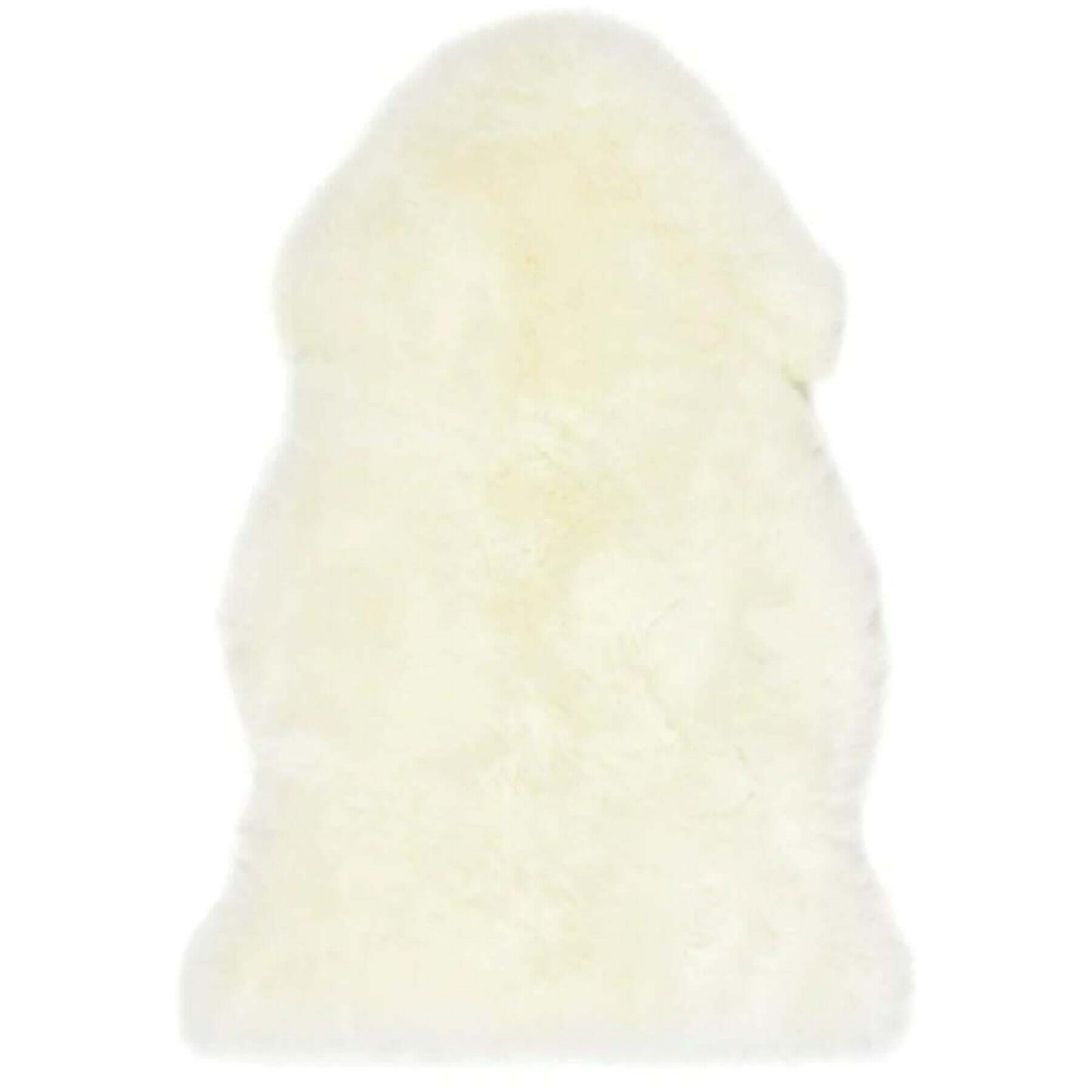 Genuine Natural Cream Sheepskin Faux Fur Rug