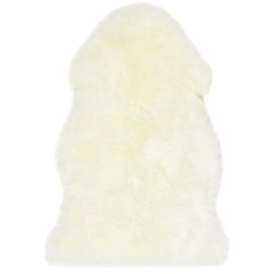 Genuine Natural Cream Sheepskin Faux Fur Rug