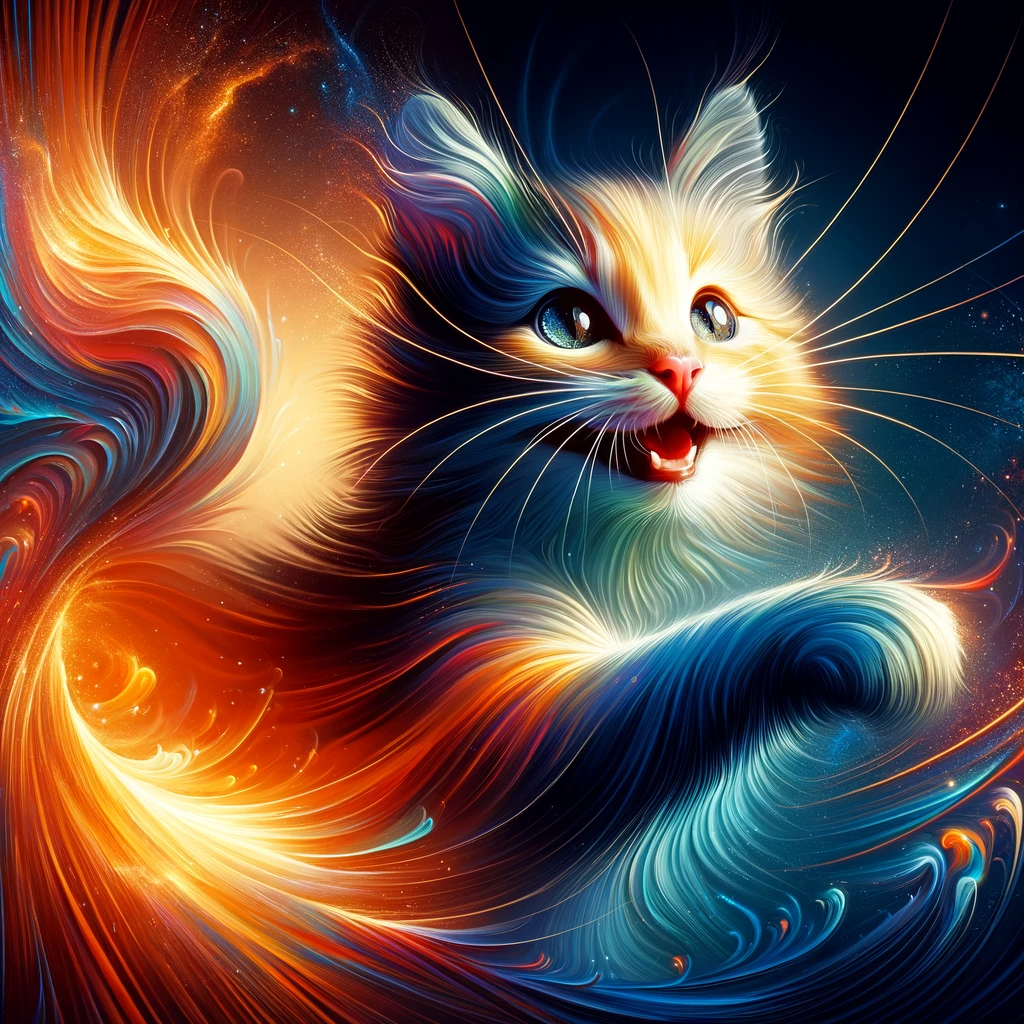 Feline Vitality Canvas