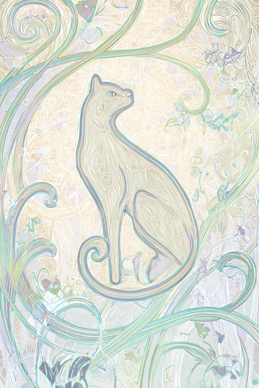 Feline Graceful Elegance Canvas