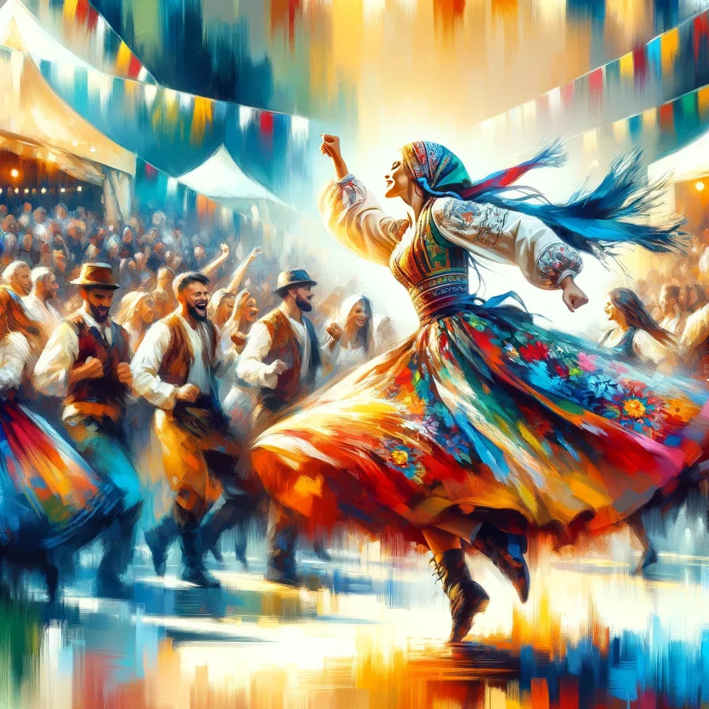 Festival Dance Canvas