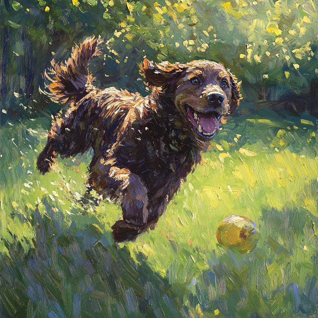 Fetching Joy Canvas