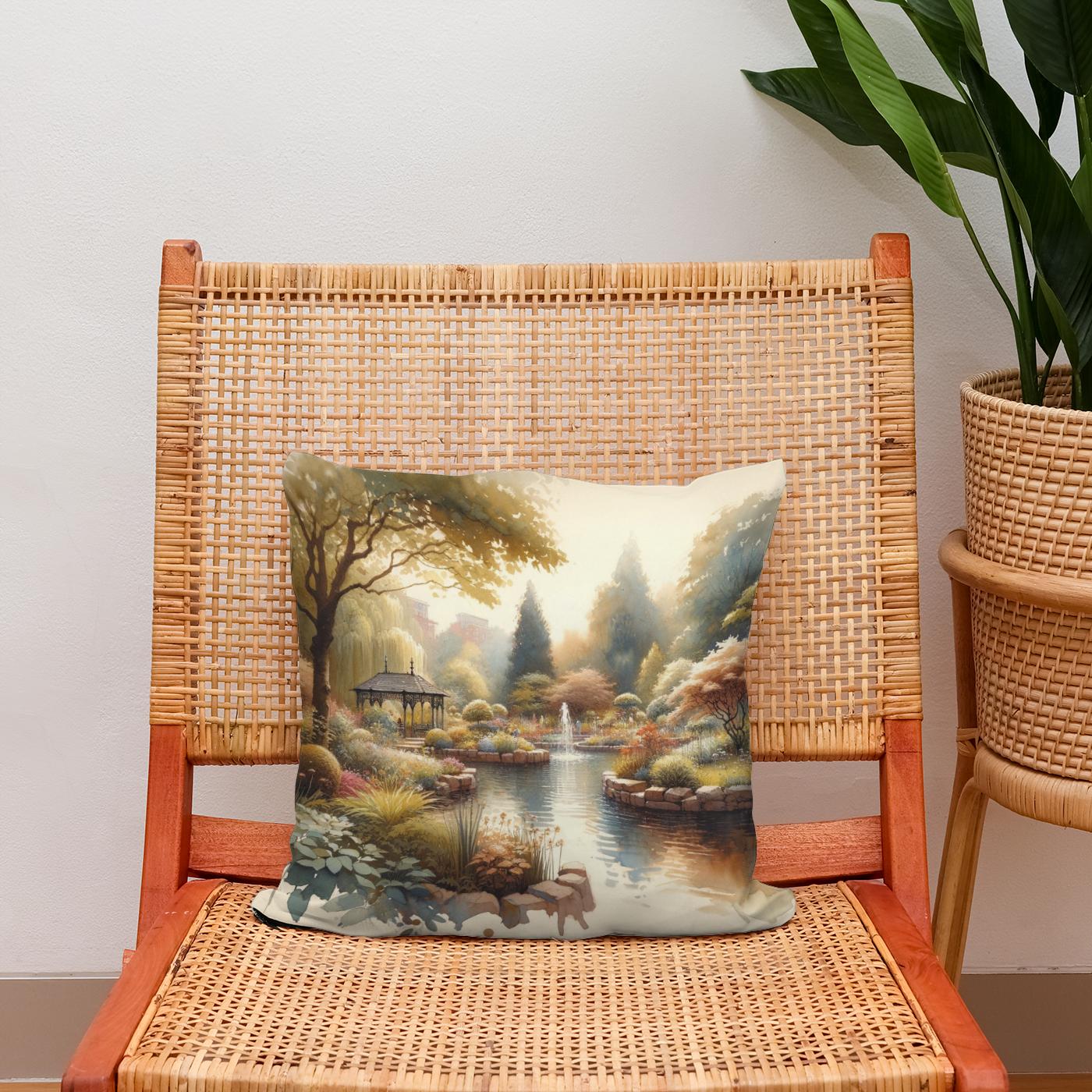Manchester Fletcher Moss Oasis Cotton Cushion