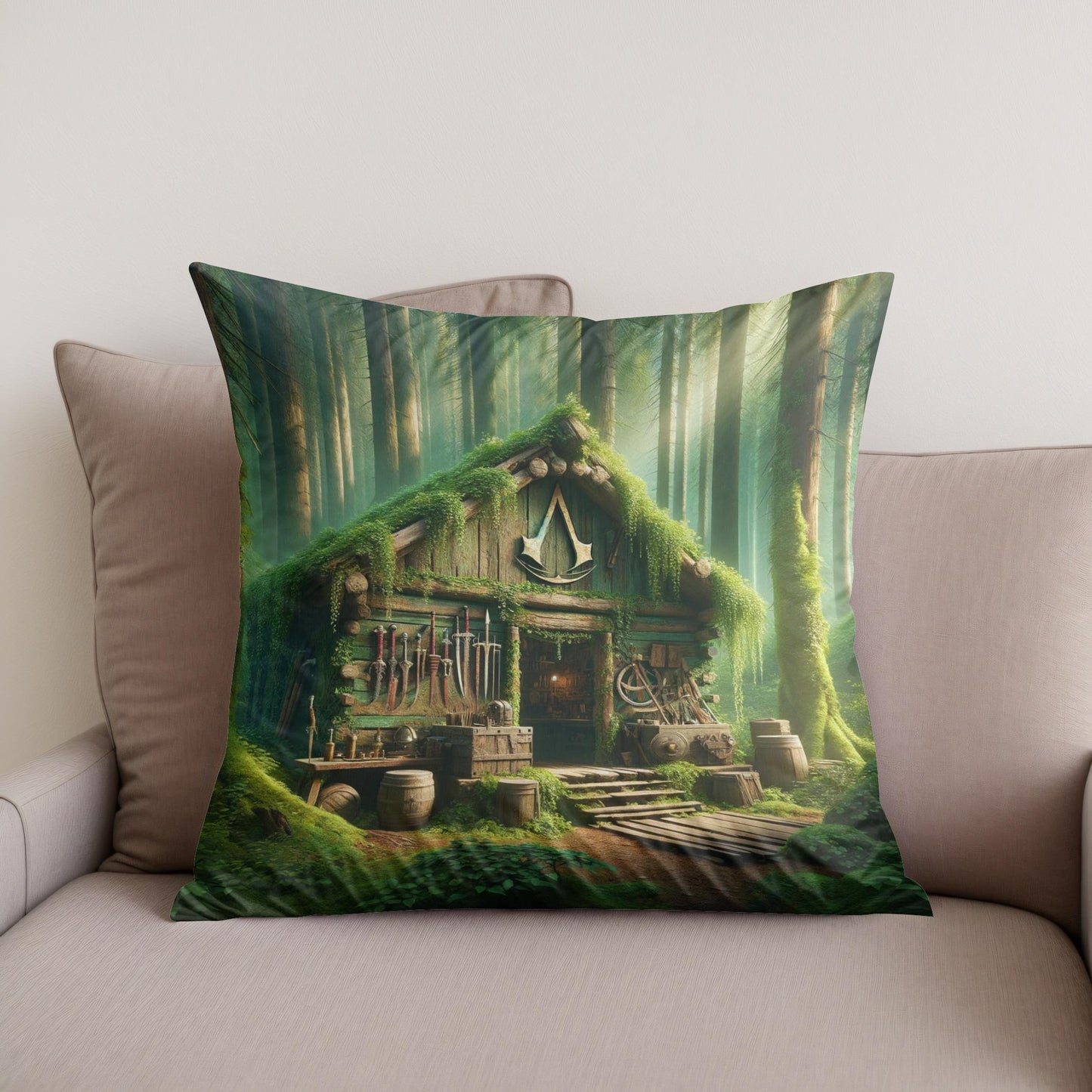 Forest Assassin Cotton Cushion