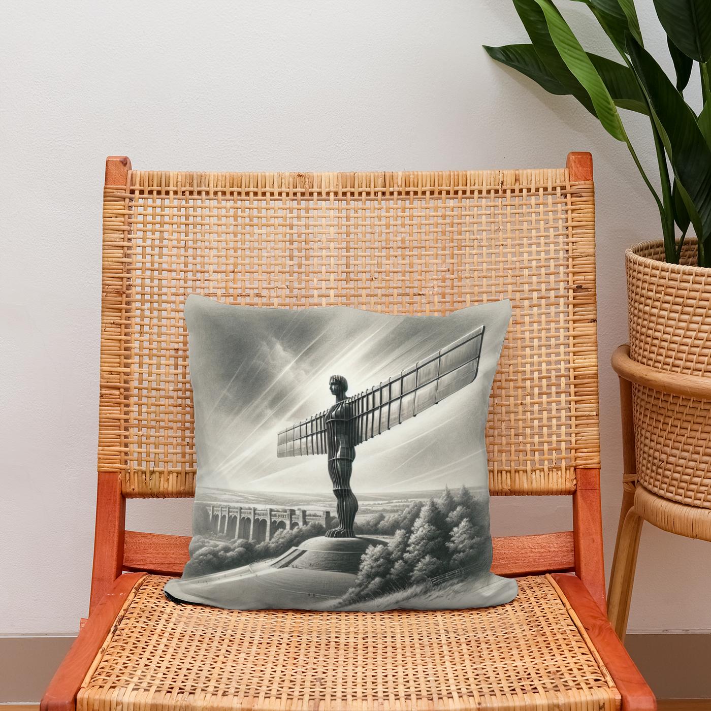 Newcastle Angel of the North Classic Vision Cotton Cushion