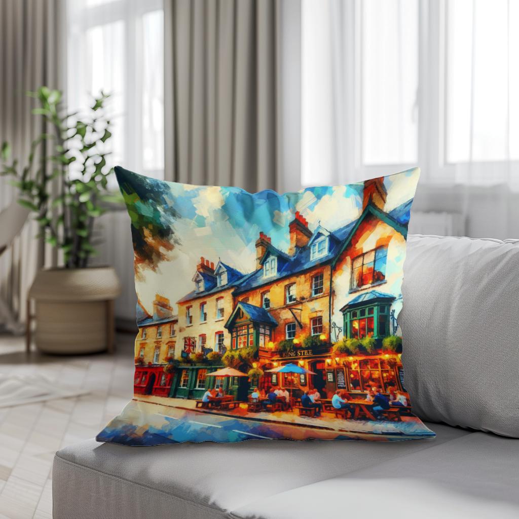 Bristol's King Street Warmth Cotton Cushion