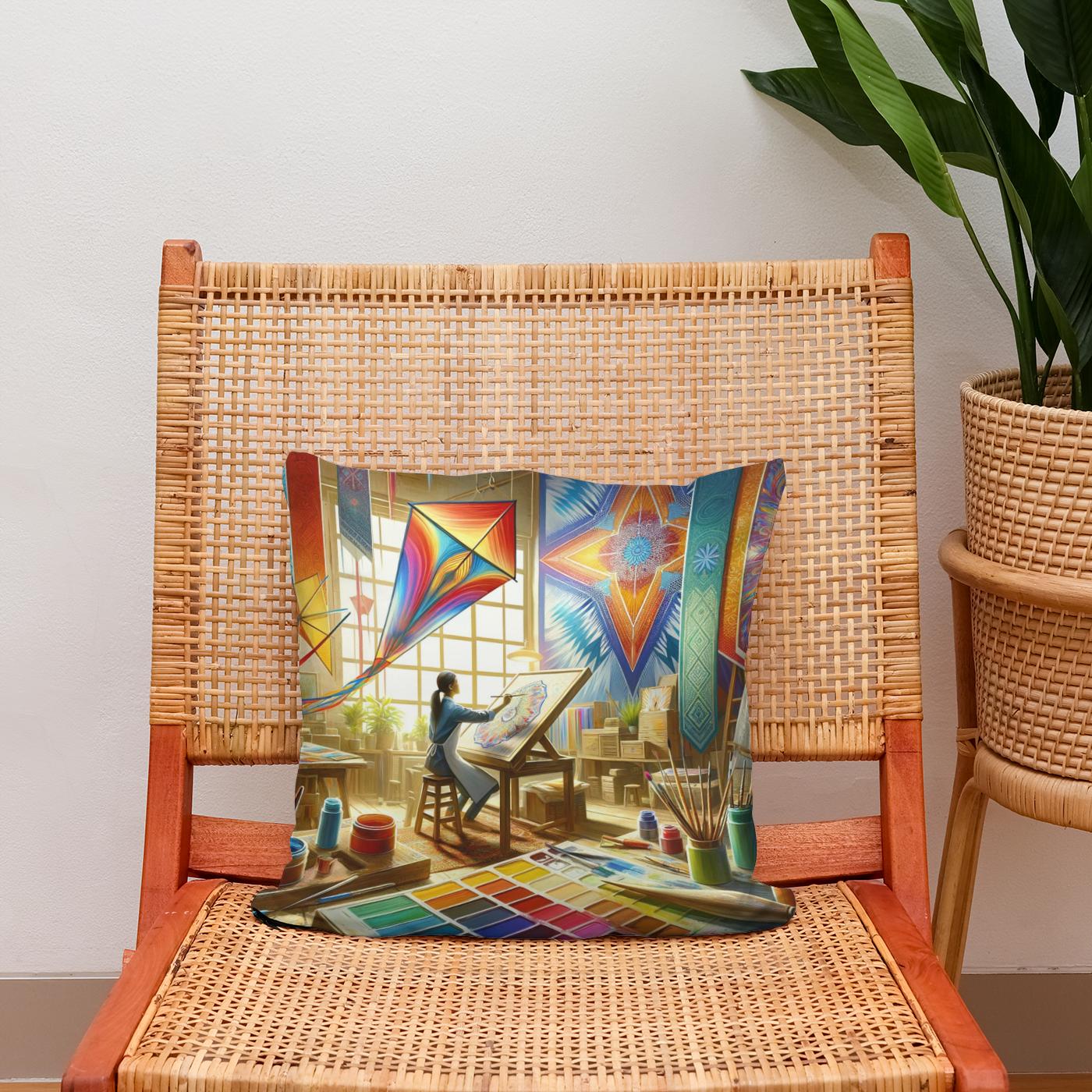 Artisan's Flight Cotton Cushion
