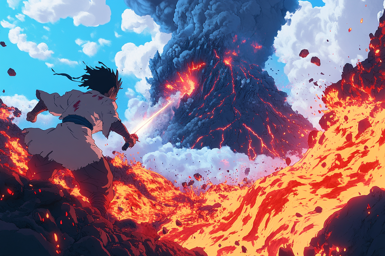 Fiery Duel Canvas