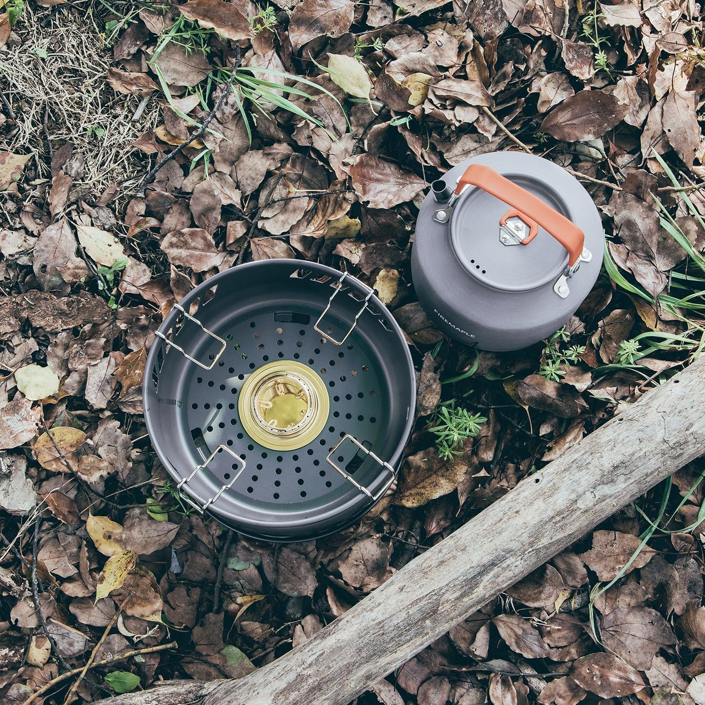 Firemaple Cooking Kit with Pans and Alcohol Burner