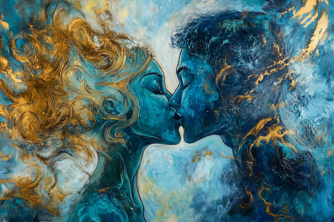 First Kiss Canvas