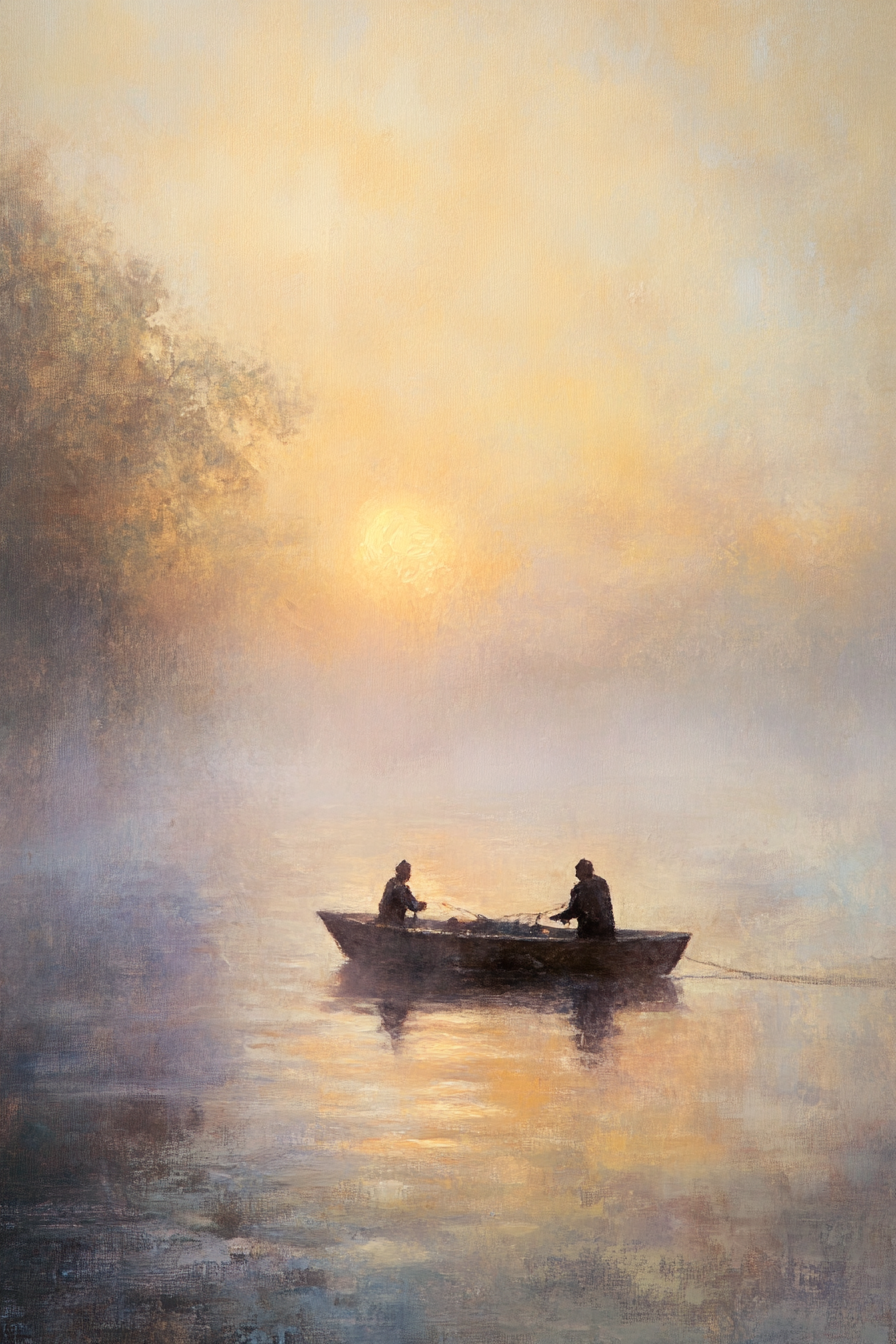 Fisherman's Morning Canvas